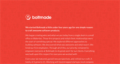 Desktop Screenshot of boltmade.com