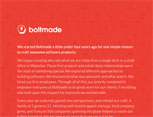 Tablet Screenshot of boltmade.com